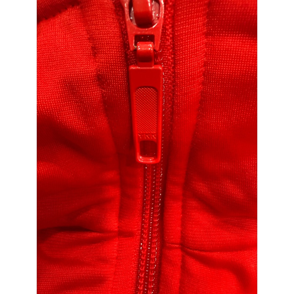 Adidas Originals Firebird Track Jacket Red White 3-Stripe Trefoil Mens Medium - Picture 4 of 8